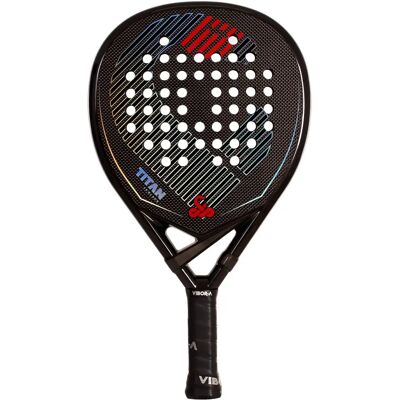 Raquette de padel Vibora Titan 3K Noir 38 mm Unisex - Publicité Raquette de padel Vibora Titan 3K Noir 38 mm Unisex - Publicité