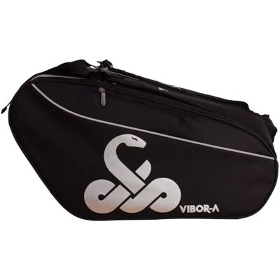 Sac de raquette de padel Vibora Evoque Noir 57,5x26,5x29 cm Unisex - Publicité Sac de raquette de padel Vibora Evoque Noir 57,5x26,5x29 cm Unisex - Publicité