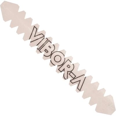 Protection raquette dentelé Vibora Giant Beige 41,5x6 cm Unisex - Publicité Protection raquette dentelé Vibora Giant Beige 41,5x6 cm Unisex - Publicité