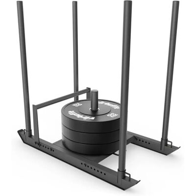 Traîneau VirtuFit Power Noir 102x55x108 cm Unisex - Publicité Traîneau VirtuFit Power Noir 102x55x108 cm Unisex - Publicité