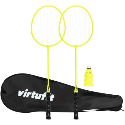 Set de badminton VirtuFit Jaune 68x21x2 cm Unisex - Publicité Set de badminton VirtuFit Jaune 68x21x2 cm Unisex - Publicité
