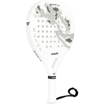 Raquette de padel VirtuFit Hybrid Blanc 46x26x3,8 cm Unisex - Publicité Raquette de padel VirtuFit Hybrid Blanc 46x26x3,8 cm Unisex - Publicité