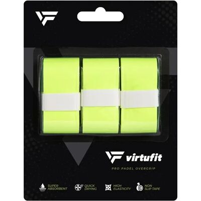 Surgrip de padel VirtuFit Pro Vert 110x2,2 cm Unisex - Publicité Surgrip de padel VirtuFit Pro Vert 110x2,2 cm Unisex - Publicité