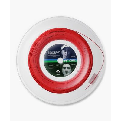Cordage Yonex PolyTour Force 125 Rouge TU Unisex - Publicité Cordage Yonex PolyTour Force 125 Rouge TU Unisex - Publicité