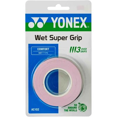 Grip de squash Yonex AC102 Pale Lilac Violet TU Unisex - Publicité Grip de squash Yonex AC102 Pale Lilac Violet TU Unisex - Publicité