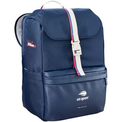 Sac à dos de raquette Wilson US Open 2026 Bleu TU Unisex - Publicité Sac à dos de raquette Wilson US Open 2026 Bleu TU Unisex - Publicité