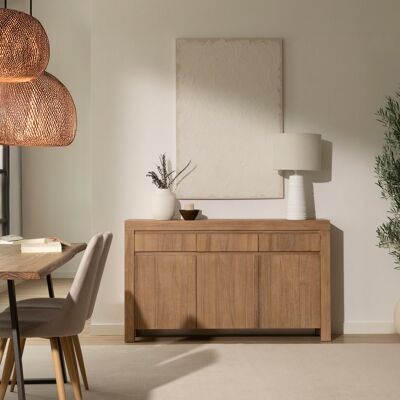 Liland buffet étroit en bois massif d'acacia - Publicité Liland buffet étroit en bois massif d'acacia - Publicité
