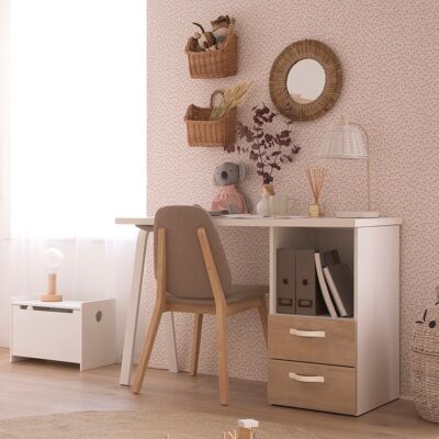 Hansel bureau avec tiroirs - Publicité Hansel bureau avec tiroirs - Publicité