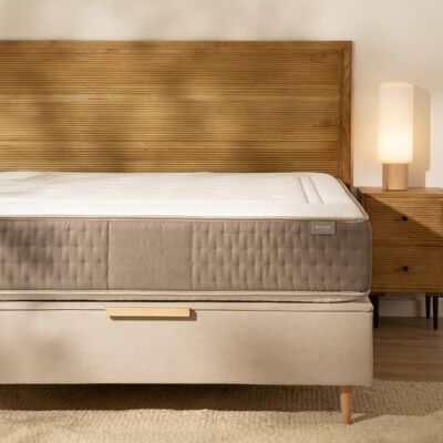 Epona matelas à ressorts ensachés et viscoélastique 140 x 200 cm - Publicité Epona matelas à ressorts ensachés et viscoélastique 140 x 200 cm - Publicité