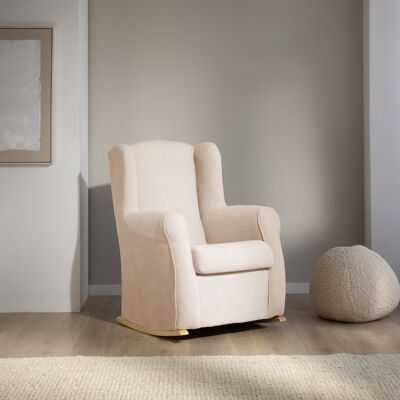 Danat fauteuil à bascule beige - Publicité Danat fauteuil à bascule beige - Publicité