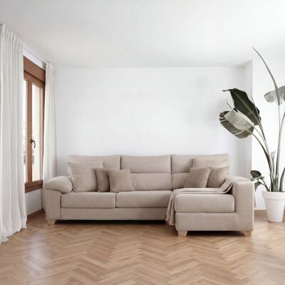 Shambala fauteuil relax droit 4 places avec rangement beige - Publicité Shambala fauteuil relax droit 4 places avec rangement beige - Publicité