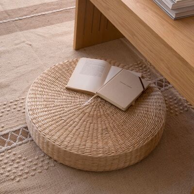 Remas coussin de sol en fibre naturelle - Publicité Remas coussin de sol en fibre naturelle - Publicité