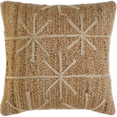 Kalas coussin pour canapé en jute - Publicité Kalas coussin pour canapé en jute - Publicité