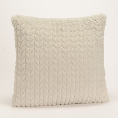 Fox coussin gris chevron - Publicité Fox coussin gris chevron - Publicité