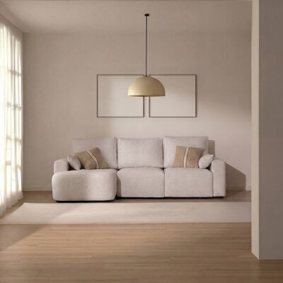 Malco sofá chaise longue izquierda 4 plazas perla - Publicité Malco sofá chaise longue izquierda 4 plazas perla - Publicité
