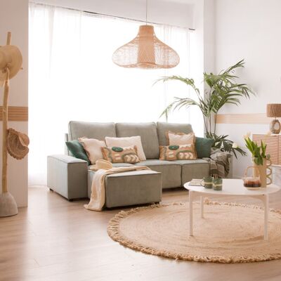Delta canapé modulaire avec pouf - Publicité Delta canapé modulaire avec pouf - Publicité