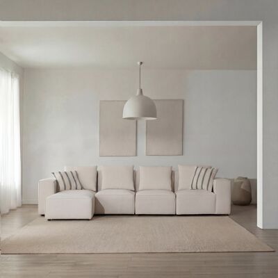 Trevi canapé modulaire 5 places avec pouf - Publicité Trevi canapé modulaire 5 places avec pouf - Publicité