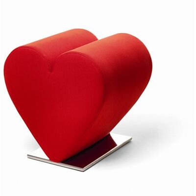 OPINION CIATTI pouf LOVE (Rouge - Cat. B Velours) - Publicité OPINION CIATTI pouf LOVE (Rouge - Cat. B Velours) - Publicité