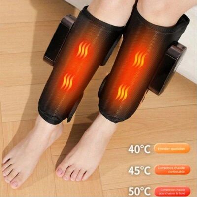 Pistolet de massage Nobrand Masseur Jambes Compression Chaleur 40-50°C 2500mAh - Publicité Pistolet de massage Nobrand Masseur Jambes Compression Chaleur 40-50°C 2500mAh - Publicité