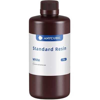Résine Standard AnyCubic White 1 kg pour Impression 3D - Publicité Résine Standard AnyCubic White 1 kg pour Impression 3D - Publicité