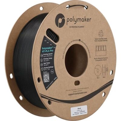 Filamento PLA Polymaker PA20001 Noir 1 kg pour impression 3D - Publicité Filamento PLA Polymaker PA20001 Noir 1 kg pour impression 3D - Publicité
