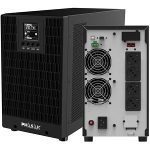 Phasak PH 9230 Alimentation Sans Interruption - 3 kVA, 2400 W, 4 Prises - Publicité Phasak PH 9230 Alimentation Sans Interruption - 3 kVA, 2400 W, 4 Prises - Publicité