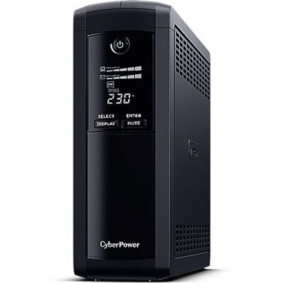 Onduleur Cyberpower Value Pro VP1200ELCD-DE 1200 VA 720 W - Publicité Onduleur Cyberpower Value Pro VP1200ELCD-DE 1200 VA 720 W - Publicité