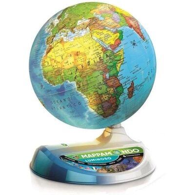 Globe lumineux interactif Clementoni pour l'apprentissage de la géographie - Publicité Globe lumineux interactif Clementoni pour l'apprentissage de la géographie - Publicité