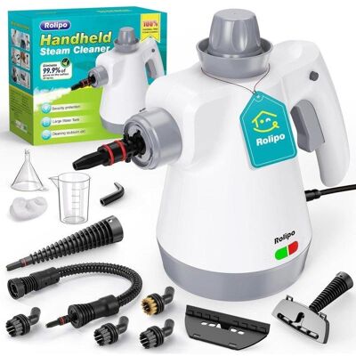 Nettoyeur vapeur portable Rolipo 1050 W 440 ml pistolet vapeur domestique multifonction - Publicité Nettoyeur vapeur portable Rolipo 1050 W 440 ml pistolet vapeur domestique multifonction - Publicité