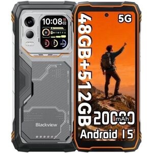 Blackview Xplore 1 Pro 5G 16 Go Orange 512 Go 6,78" Batterie 20 000 mAh - Publicité Blackview Xplore 1 Pro 5G 16 Go Orange 512 Go 6,78" Batterie 20 000 mAh - Publicité