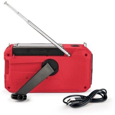 Radio Thomson RT280R Radio d'urgence solaire longue autonomie lampe SOS - Publicité Radio Thomson RT280R Radio d'urgence solaire longue autonomie lampe SOS - Publicité