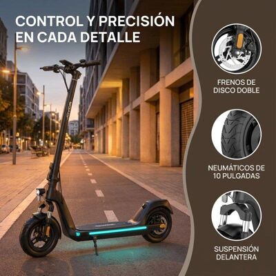 Patinete électrique Joyor 500W Autonomie 40km Roues 10 pouces Freins disque - Publicité Patinete électrique Joyor 500W Autonomie 40km Roues 10 pouces Freins disque - Publicité