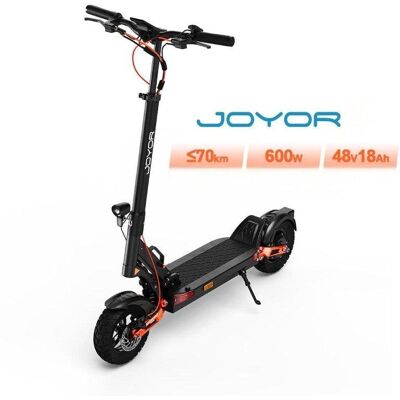 Patinete électrique Joyor 10'' 600W Autonomie 70km Suspension hydraulique - Publicité Patinete électrique Joyor 10'' 600W Autonomie 70km Suspension hydraulique - Publicité