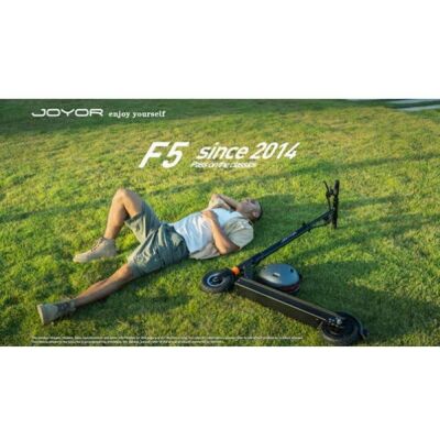 Patinete électrique Joyor F5 500W Autonomie 55km Roues 10'' Freins disque Noir - Publicité Patinete électrique Joyor F5 500W Autonomie 55km Roues 10'' Freins disque Noir - Publicité