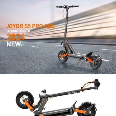 Patinete électrique Joyor S5 Abe 500W Autonomie 55km Roues 10 pouces Noir - Publicité Patinete électrique Joyor S5 Abe 500W Autonomie 55km Roues 10 pouces Noir - Publicité