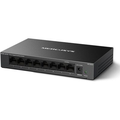 Commutateur Gigabit de bureau Mercusys MS108GS 8 ports RJ-45 - Publicité Commutateur Gigabit de bureau Mercusys MS108GS 8 ports RJ-45 - Publicité