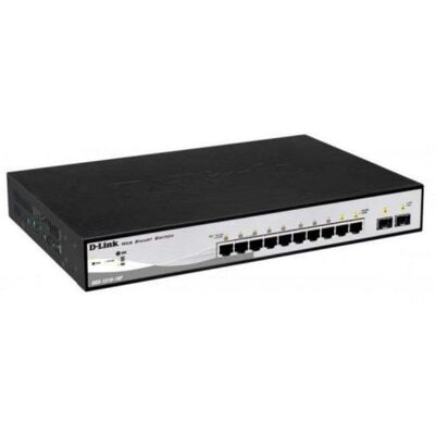 Switch D-Link DGS-1210-10P 8xGb PoE 2xSFP Rack 1U Gestion L2 - Publicité Switch D-Link DGS-1210-10P 8xGb PoE 2xSFP Rack 1U Gestion L2 - Publicité