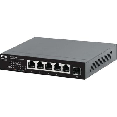 Eaton Commutateur Tripp Lite NG5POE-M2 5 Ports 2.5 Gbps PoE+ 70W Métal - Publicité Eaton Commutateur Tripp Lite NG5POE-M2 5 Ports 2.5 Gbps PoE+ 70W Métal - Publicité