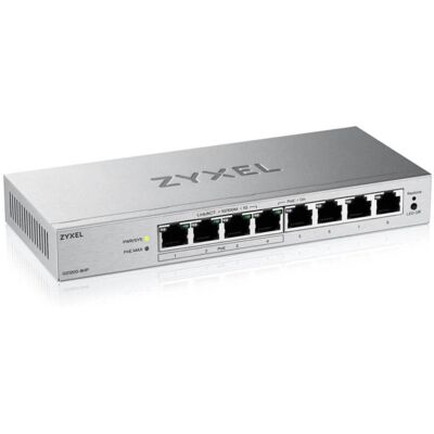 Commutateur Zyxel GS1200-8HPV3 8 Ports Gigabit PoE+ Géré L2 - Publicité Commutateur Zyxel GS1200-8HPV3 8 Ports Gigabit PoE+ Géré L2 - Publicité