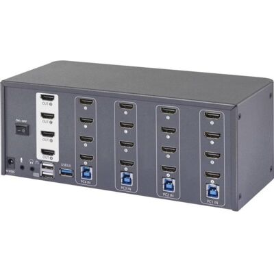 speaka-professional Commutateur KVM SpeaKa Professional 4 ports HDMI 2.0b 4K60 - Publicité speaka-professional Commutateur KVM SpeaKa Professional 4 ports HDMI 2.0b 4K60 - Publicité