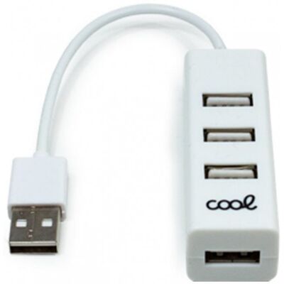 Hub USB Cool - 4 Ports - Blanc - Hub USB - Publicité Hub USB Cool - 4 Ports - Blanc - Hub USB - Publicité