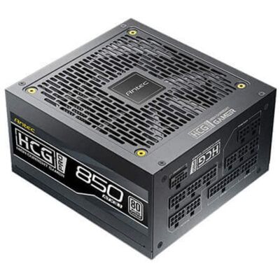 Source d'alimentation Antec 850W Certification 80+ Platinum Modèle HCG850 PRO - Publicité Source d'alimentation Antec 850W Certification 80+ Platinum Modèle HCG850 PRO - Publicité