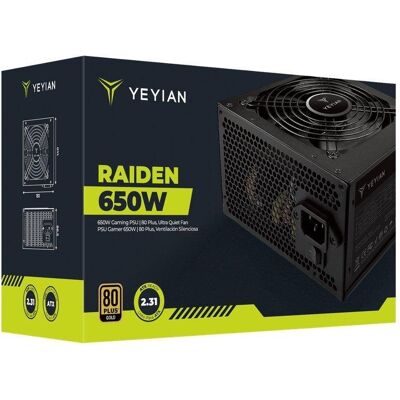 Alimentation Yeyian Yfg-65003-01n 650W 80 Plus Gold ATX 2.0 non modulaire - Publicité Alimentation Yeyian Yfg-65003-01n 650W 80 Plus Gold ATX 2.0 non modulaire - Publicité
