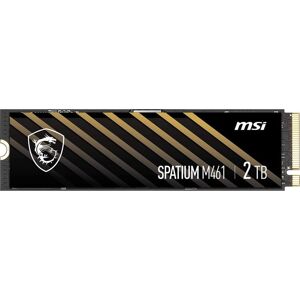 MSI SPATIUM M461 SSD 2 To NVMe M.2 Gen4x4 - Publicité MSI SPATIUM M461 SSD 2 To NVMe M.2 Gen4x4 - Publicité