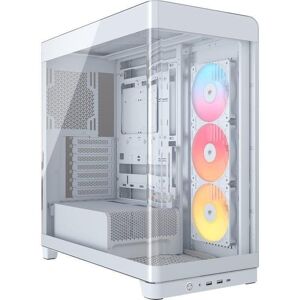 Tour Corsair 4500X RS-R ARGB Blanc Verre Trempé USB-C Midi Tower - Publicité Tour Corsair 4500X RS-R ARGB Blanc Verre Trempé USB-C Midi Tower - Publicité