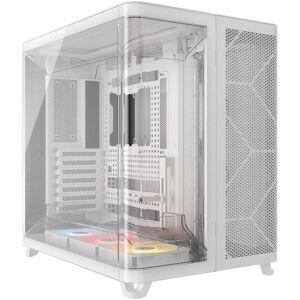 Corsair AIR 5400 RS-R ARGB Tour triple chambre en verre incurvé Blanc - Publicité Corsair AIR 5400 RS-R ARGB Tour triple chambre en verre incurvé Blanc - Publicité