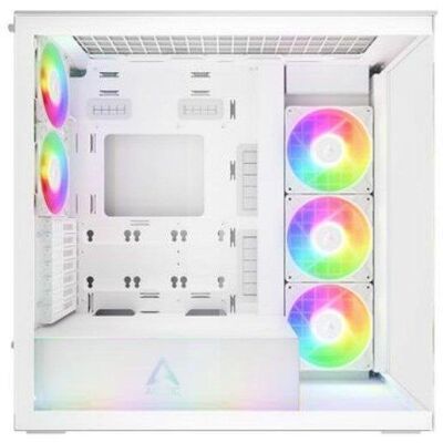 Boîtier Arctic Xtender White ARGB Verre Trempé EATX Gaming - Publicité Boîtier Arctic Xtender White ARGB Verre Trempé EATX Gaming - Publicité