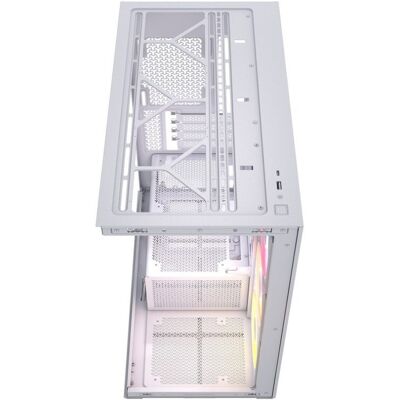 Boîtier PC Micro-ATX Corsair 2800X RS-R ARGB Blanc - Publicité Boîtier PC Micro-ATX Corsair 2800X RS-R ARGB Blanc - Publicité