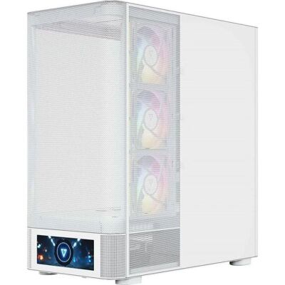Boîtier PC Modecom Volcano AQ500 ARGB Midi Tower Blanc - Publicité Boîtier PC Modecom Volcano AQ500 ARGB Midi Tower Blanc - Publicité