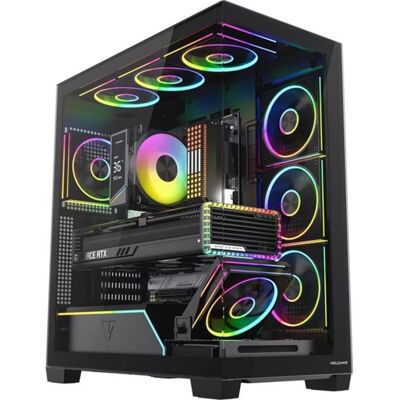 Boîtier PC Modecom Volcano Stellar Plus ARGB Midi Tower 8F - Publicité Boîtier PC Modecom Volcano Stellar Plus ARGB Midi Tower 8F - Publicité
